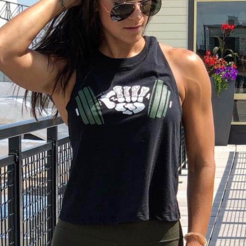 Sweeney Fitness Crop Muscle Tank